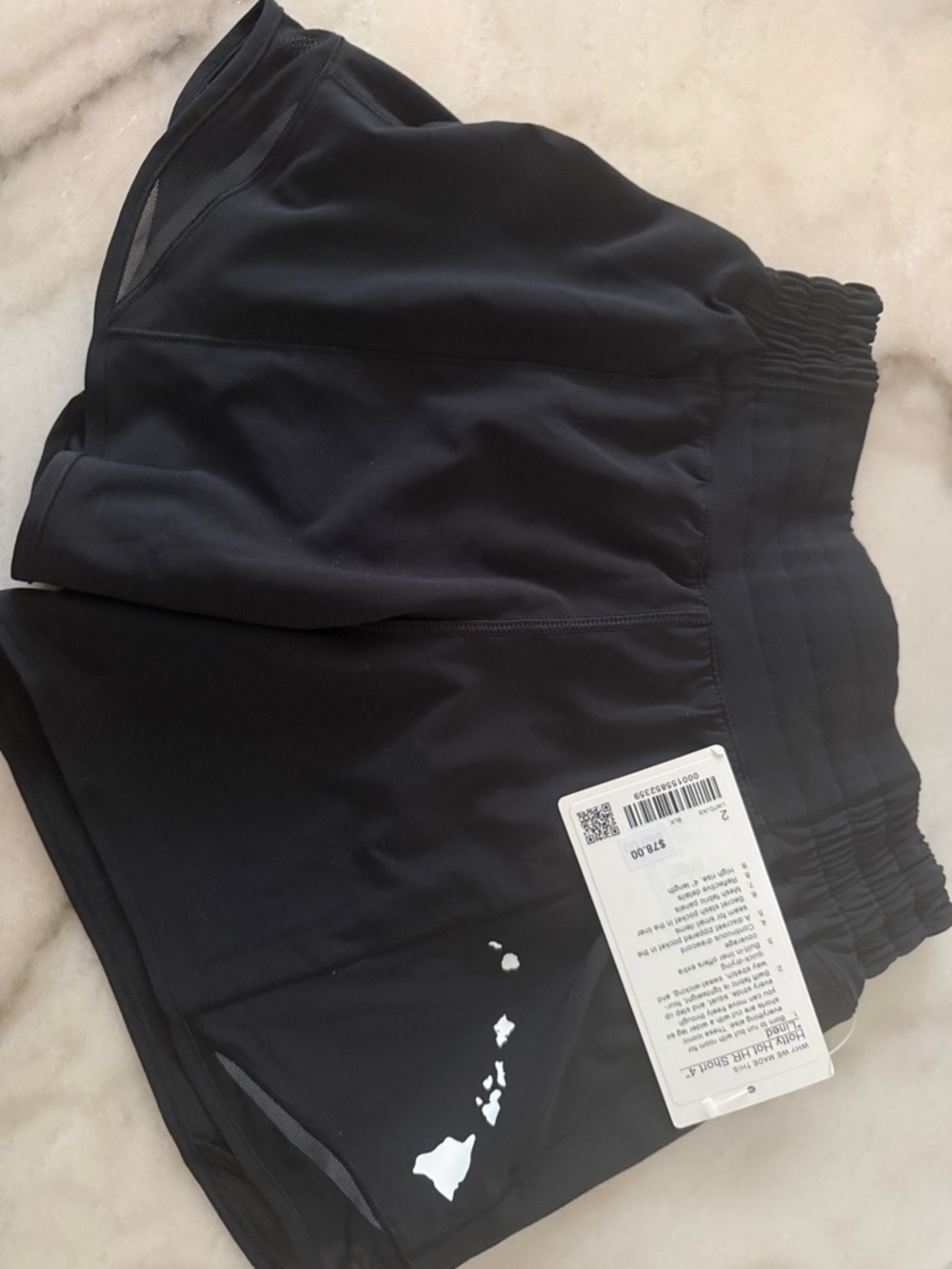 LULULEMON Hwaiian Hotty Hot HR 4” lined shirts NWT sz 2